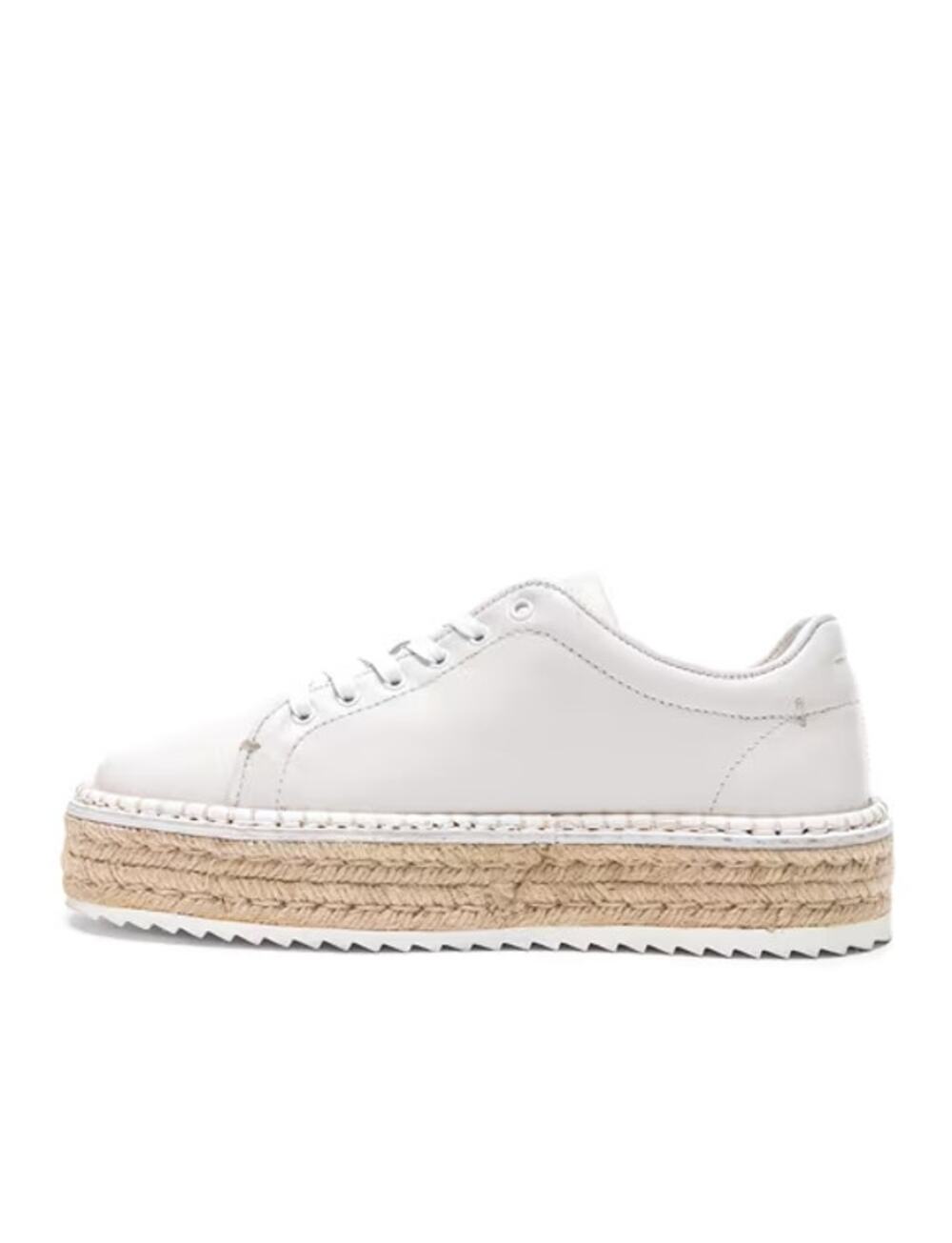 RAG & BONE Leather Kent Espadrille Sneakers White Sz 40/US 9.5 $350